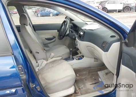 2007 Hyundai Accent Gls from USA, damaged, VIN KMHCN46C87U110610